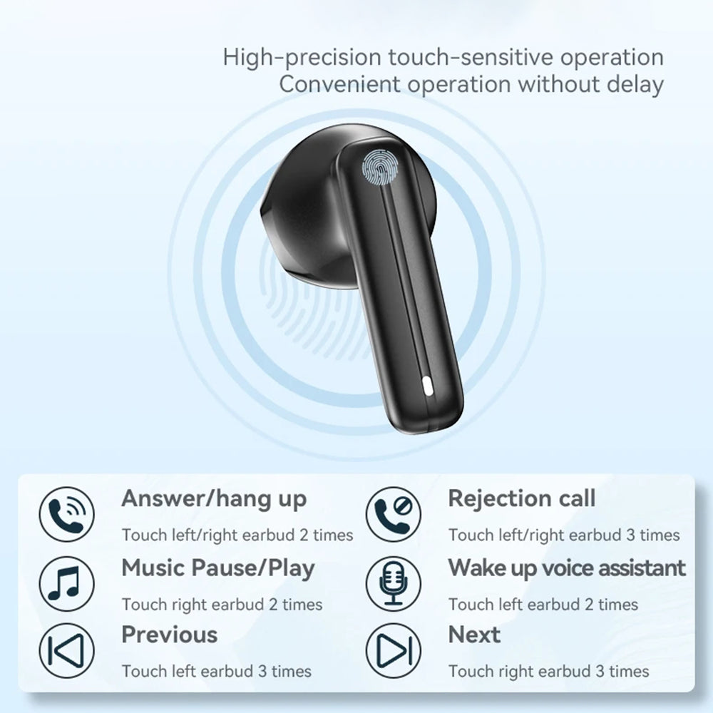 Handsfree Bluetooth Yesido TWS25, TWS, Μαύρο