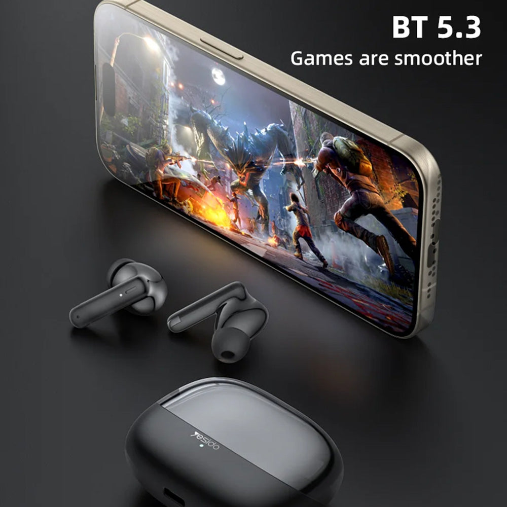Handsfree Bluetooth Yesido TWS26, TWS, Μαύρο