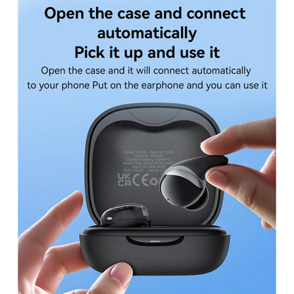 Handsfree Bluetooth Yesido TWS30, TWS, ANC, Μαύρο