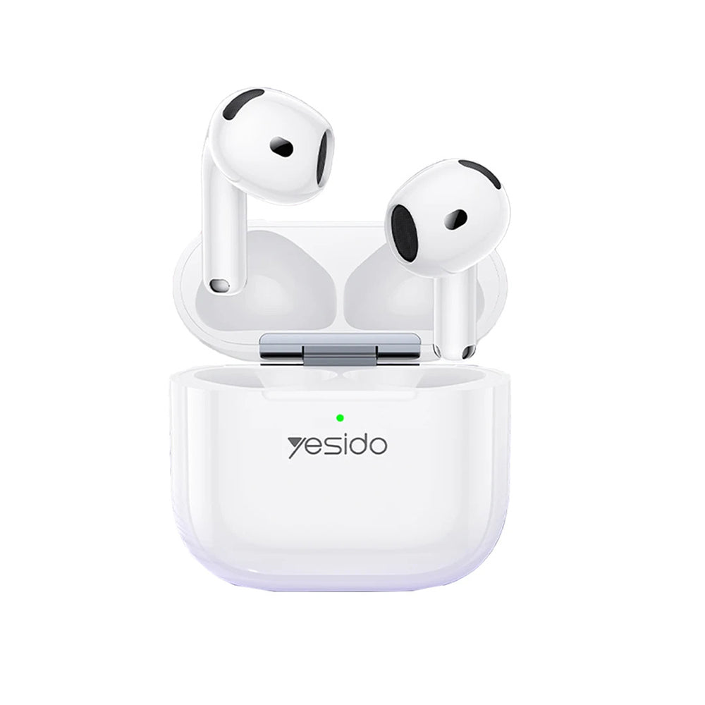 Handsfree Bluetooth Yesido TWS32, TWS, ANC, White