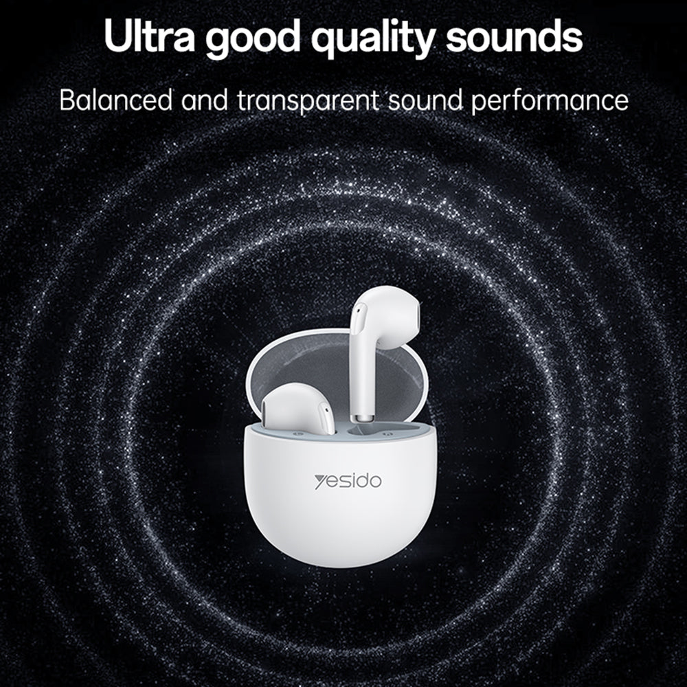 Handsfree Bluetooth Yesido TWS35, TWS, Λευκό