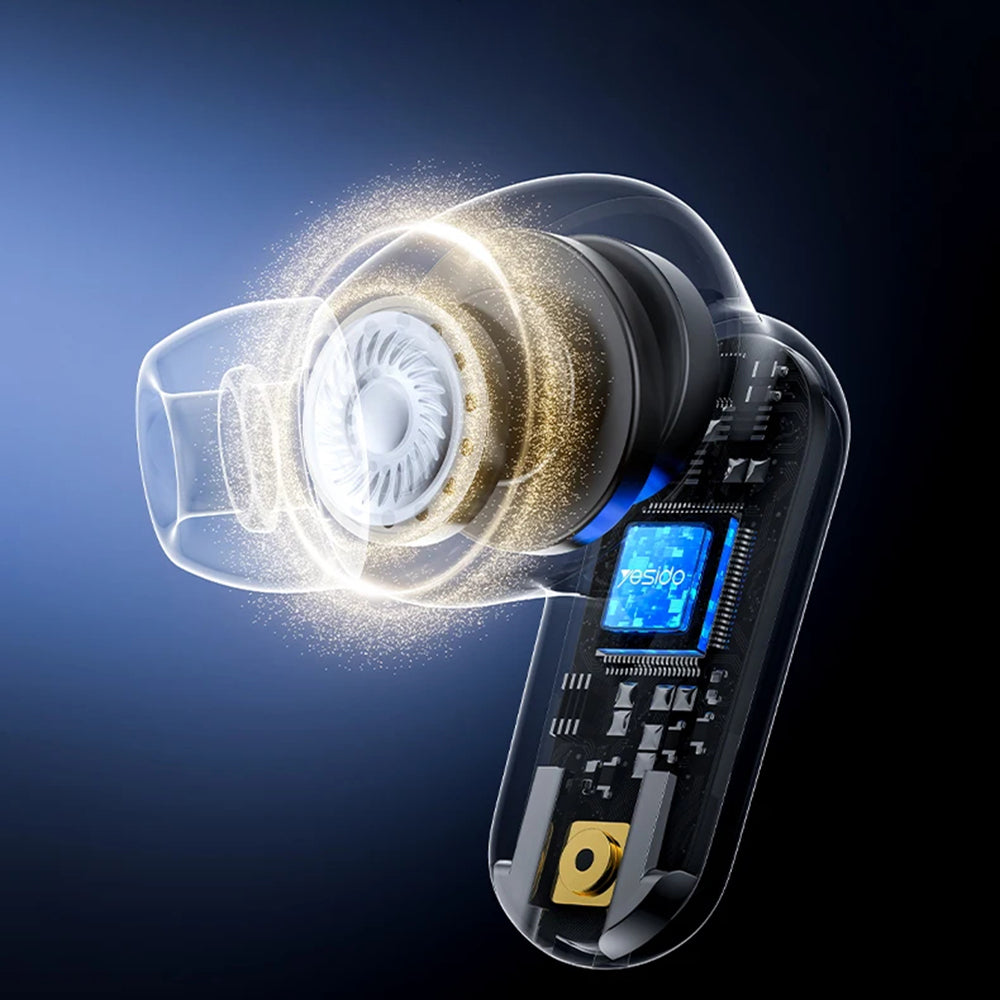 Handsfree Bluetooth Yesido TWS38, TWS, Black
