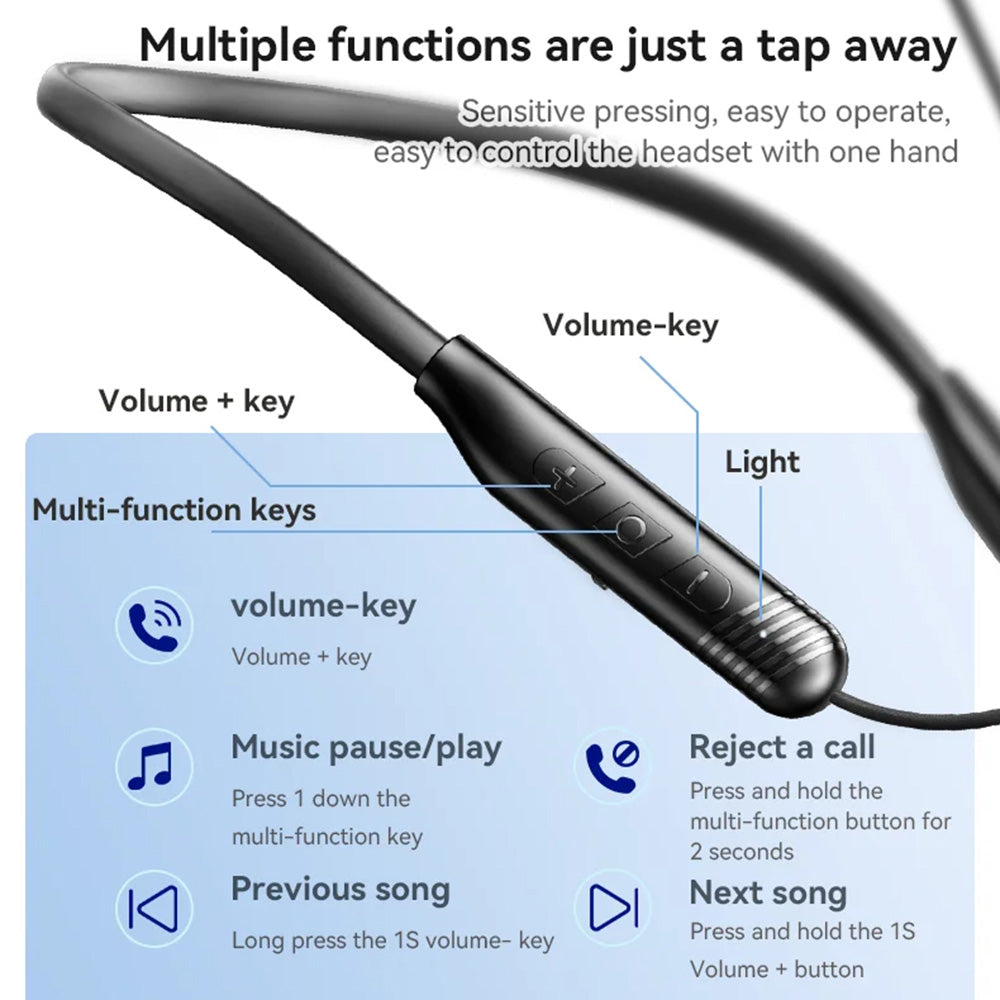 Handsfree Bluetooth Yesido YSP20, A2DP, Μαύρο