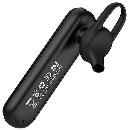 Ασύρματο Handsfree Bluetooth Borofone BC20 Smart Business, A2DP, Μαύρο