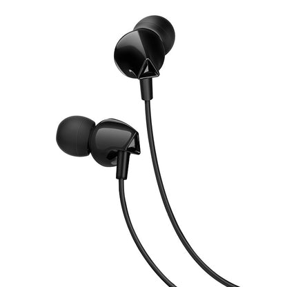 Ακουστικά Handsfree 3.5mm HOCO M60 Perfect Sound, Μαύρο