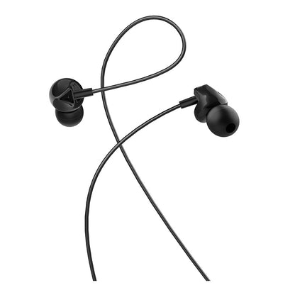 Ακουστικά Handsfree 3.5mm HOCO M60 Perfect Sound, Μαύρο