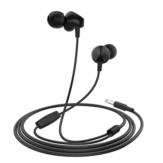 Ακουστικά Handsfree 3.5mm HOCO M60 Perfect Sound, Μαύρο