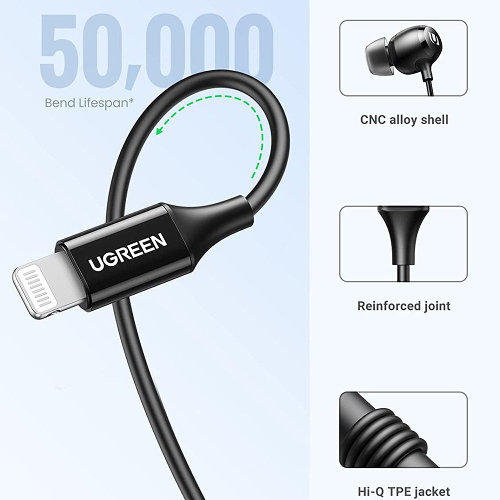 UGREEN 30631 Black Lightning Handsfree