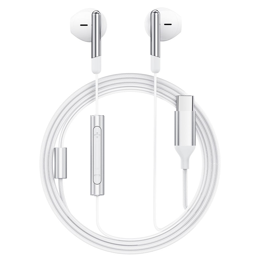 Handsfree USB-C Acefast L3, 1.2m, White