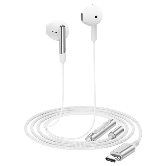 Handsfree USB-C Acefast L3, 1.2m, Λευκό