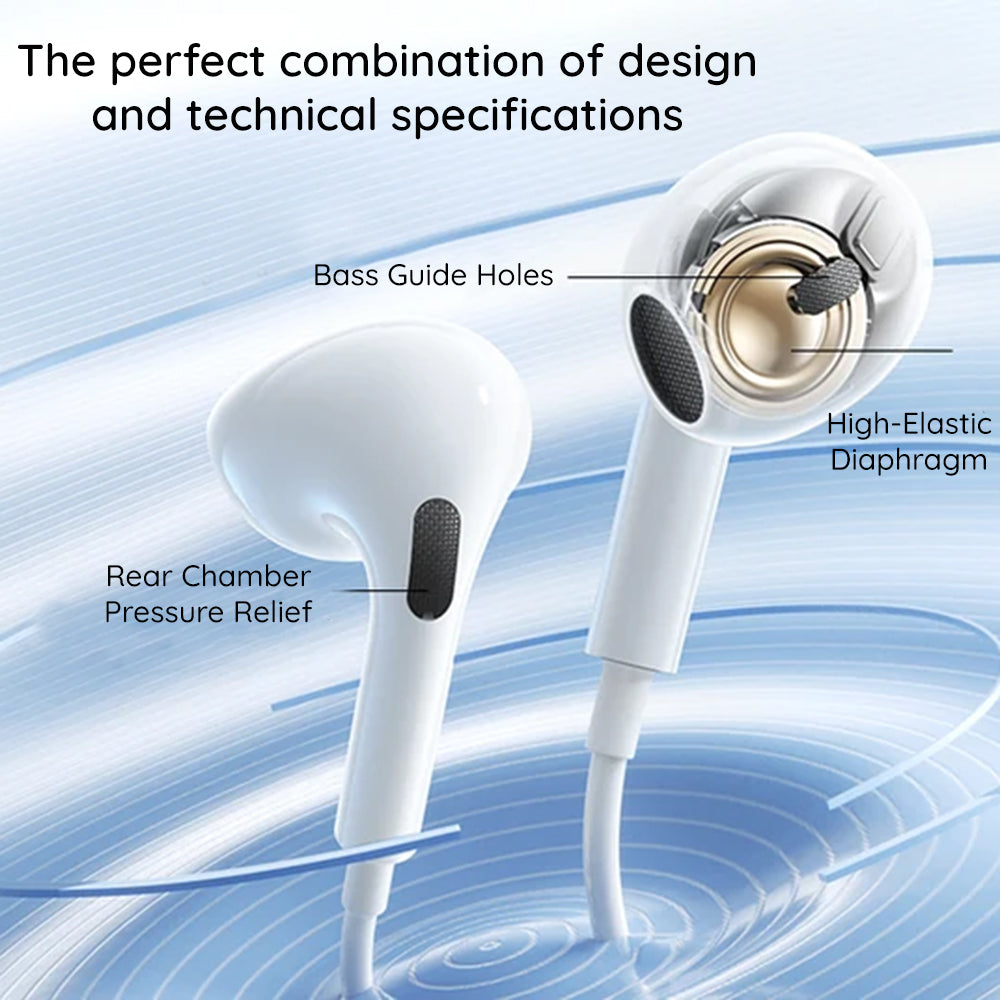 Handsfree USB-C Baseus Encok CZ19, Λευκό A00182201213-00