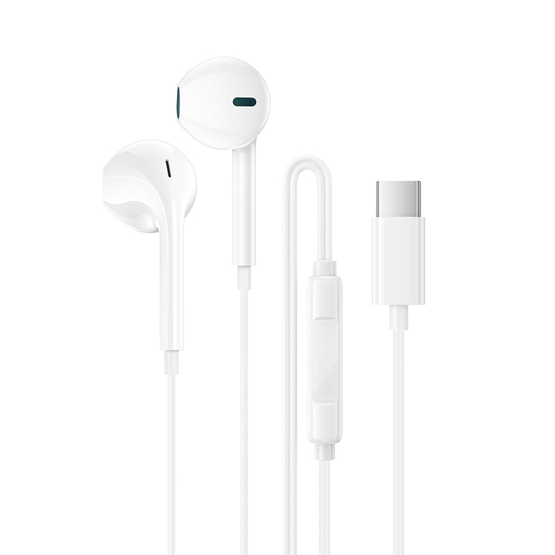 Handsfree USB-C Borofone BM100 Fuente, White