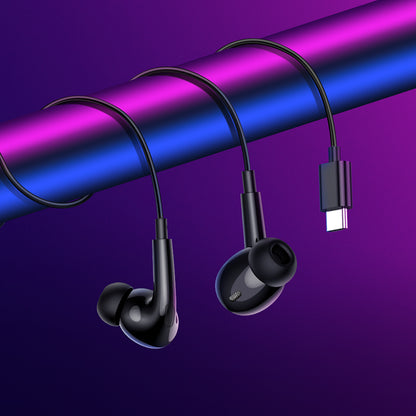 Handsfree USB-C Borofone BM100 Pro Fuente, Μαύρο