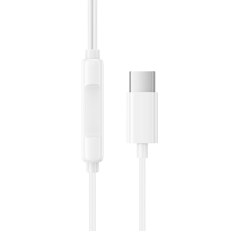 Handsfree USB-C Borofone BM100 Max Fuente, White