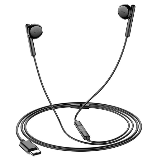 Handsfree USB-C HOCO M93, Μαύρο