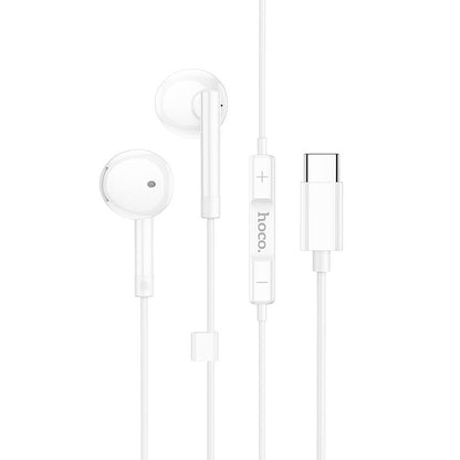 Handsfree USB-C HOCO M95, Λευκό