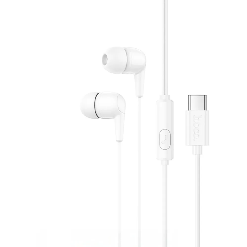 Ακουστικά USB-C HOCO M97, Λευκό