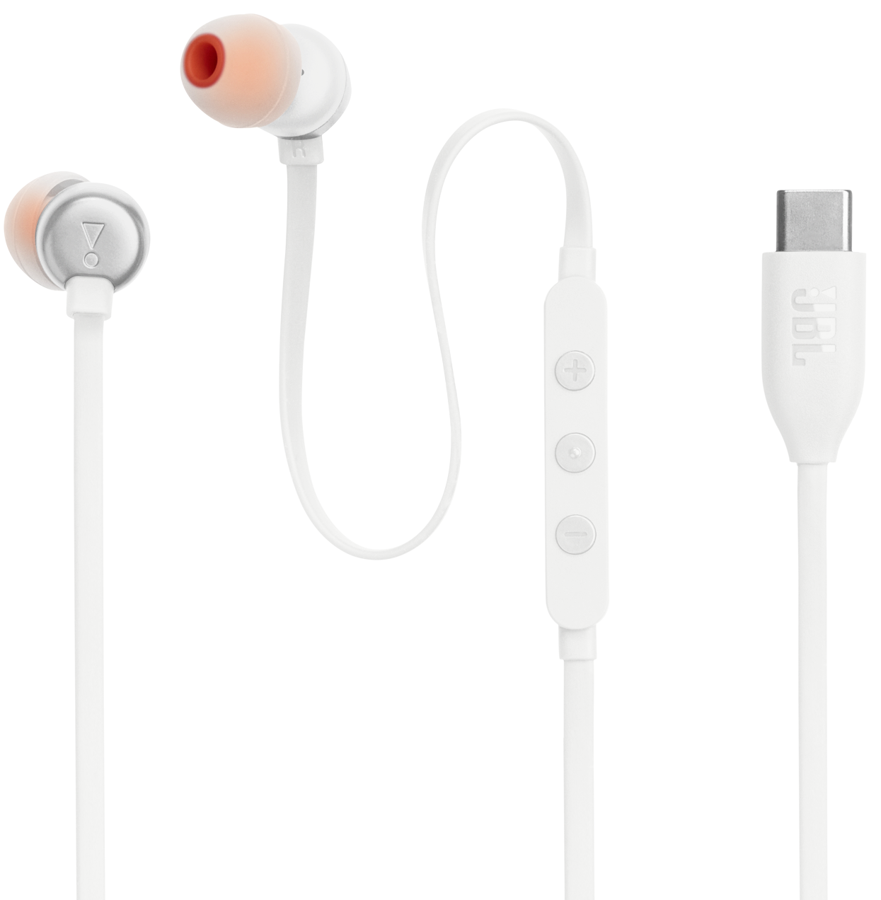 Handsfree USB-C JBL Tune 310C, White JBLT310CWHT