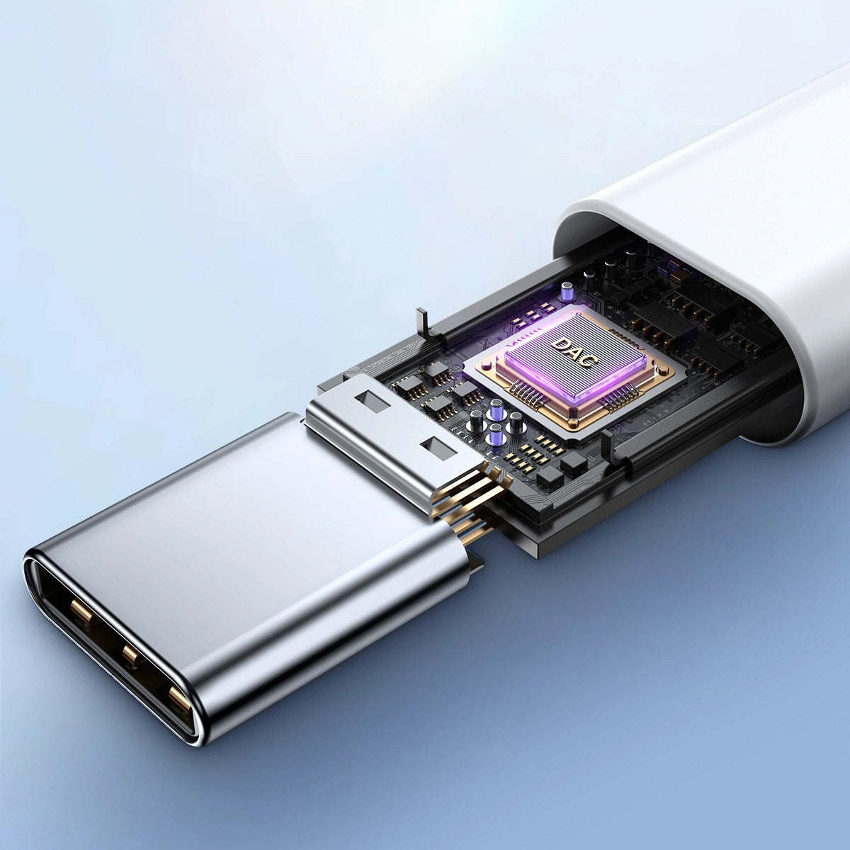 Handsfree USB-C Joyroom JR-EC05, Λευκό