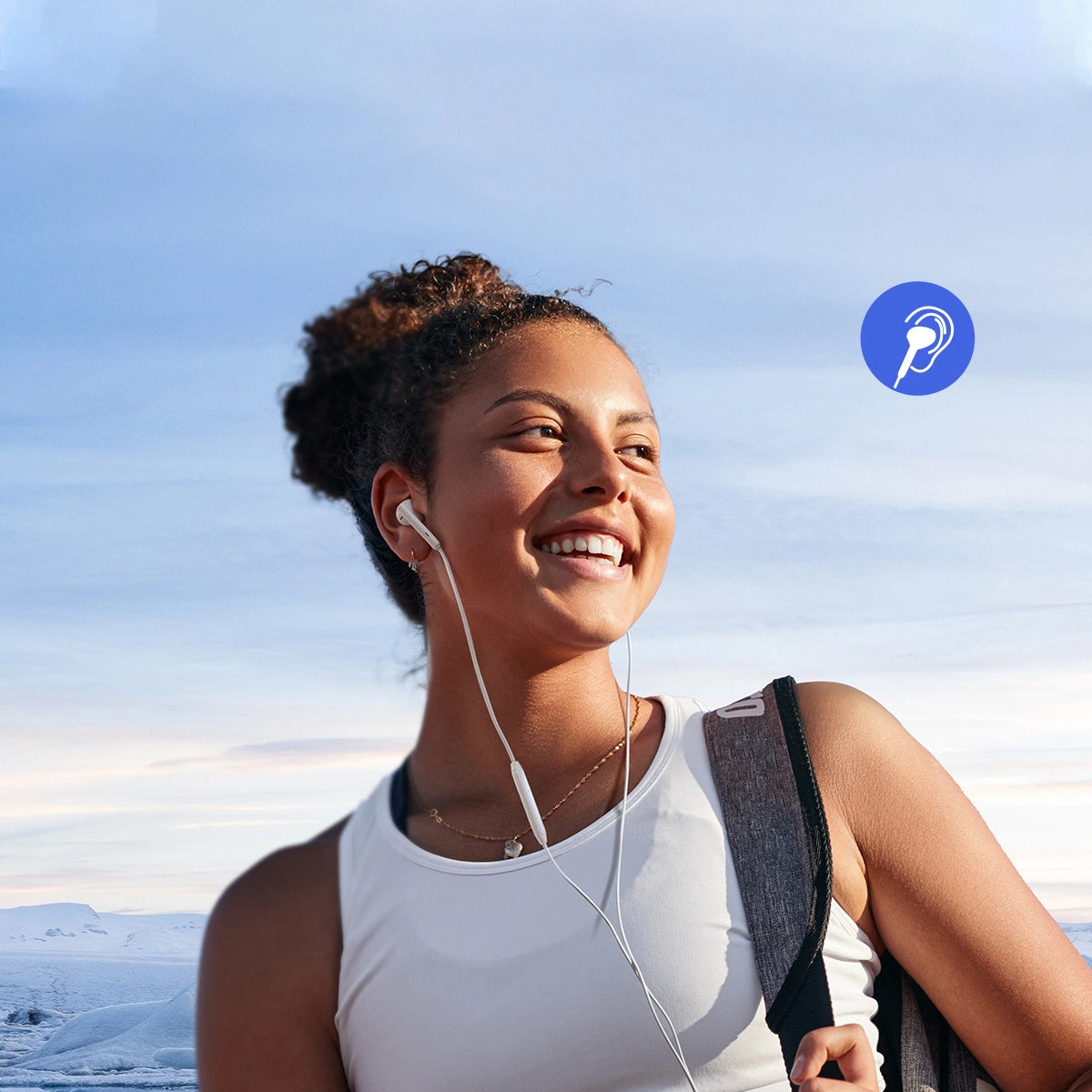 Handsfree USB-C Joyroom JR-EC05, Λευκό