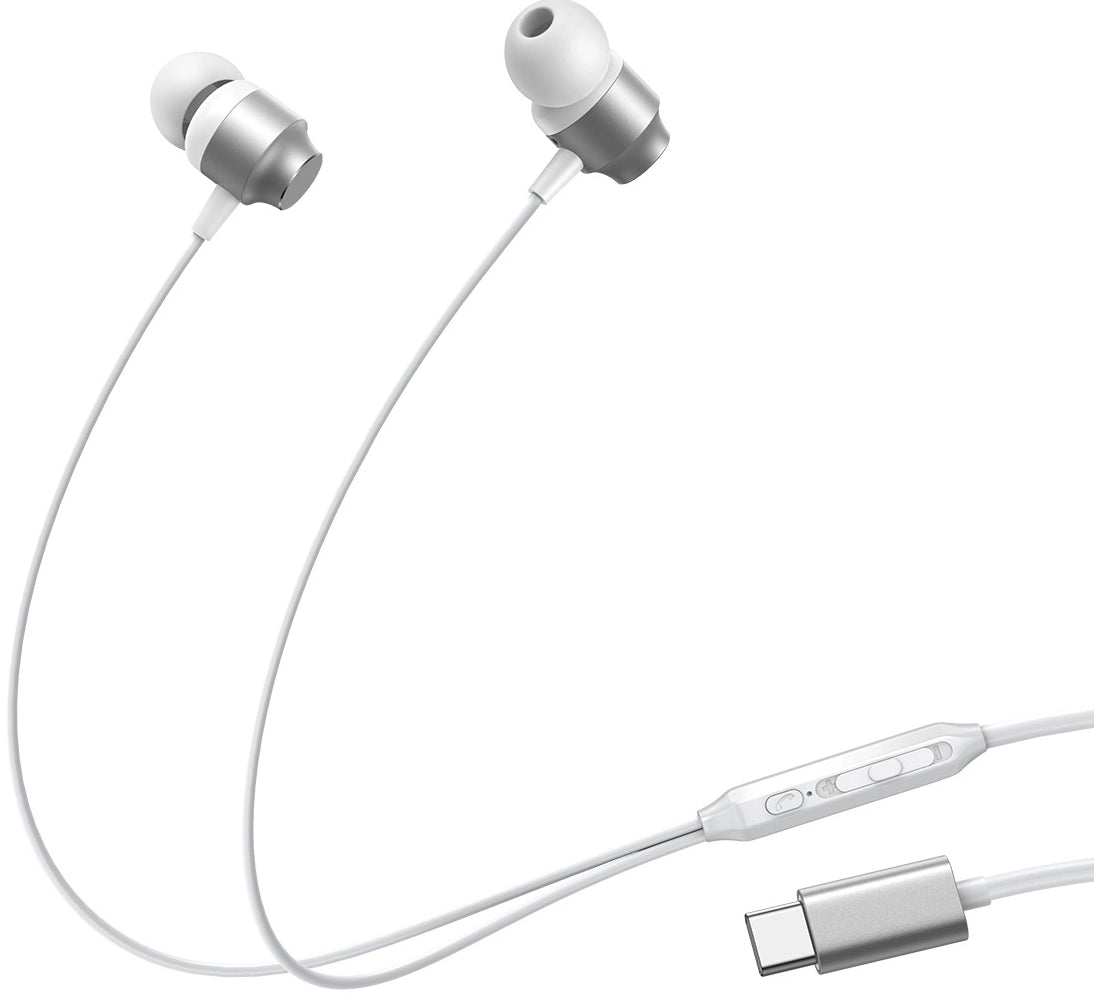 Handsfree USB-C Joyroom JR-EC06, Ασημί