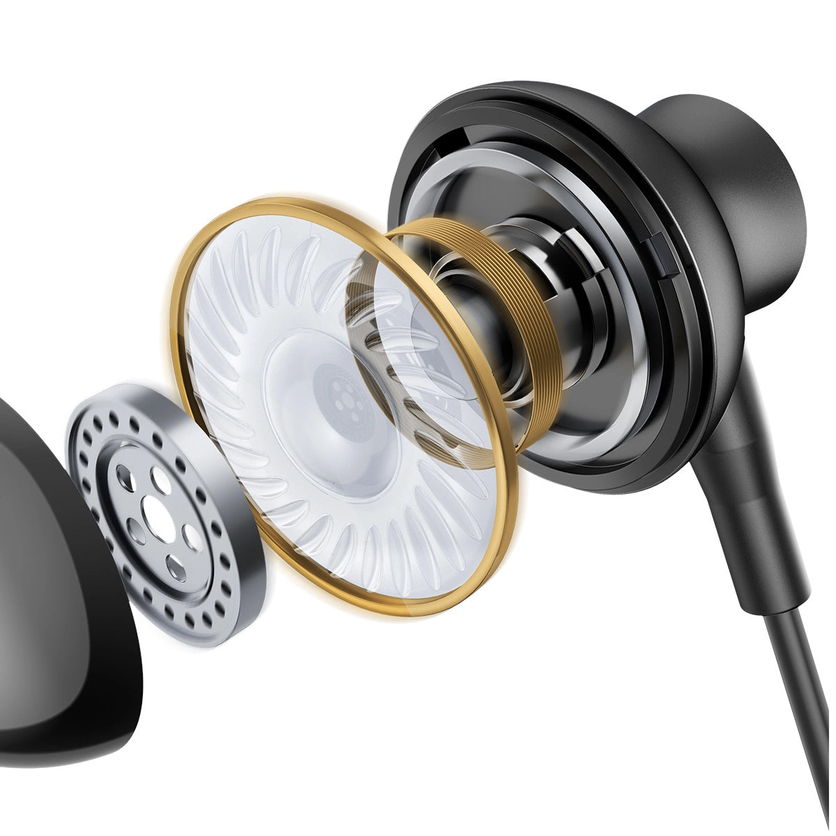Handsfree USB-C Joyroom JR-EC07, Μαύρο