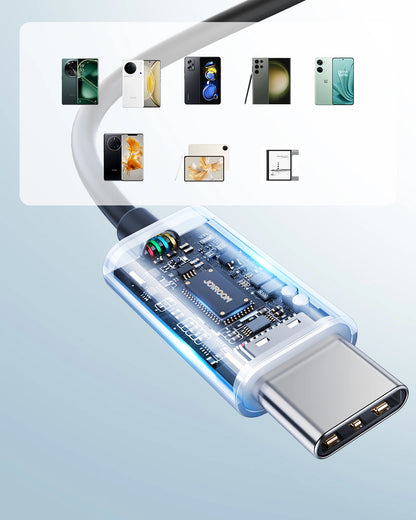 Handsfree USB-C Joyroom JR-EC07, Μαύρο