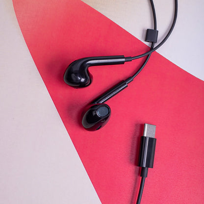Handsfree USB-C MaXlife MXEP-04, Μαύρο
