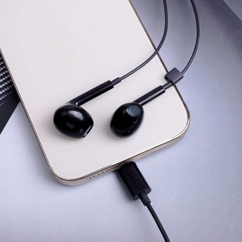 Handsfree USB-C MaXlife MXEP-04, Μαύρο