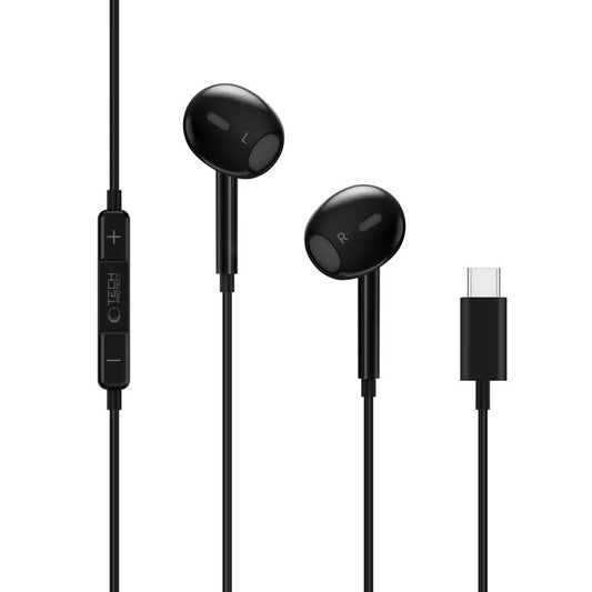 Handsfree USB-C Tech-Protect Ultraboost Core G2, Μαύρο