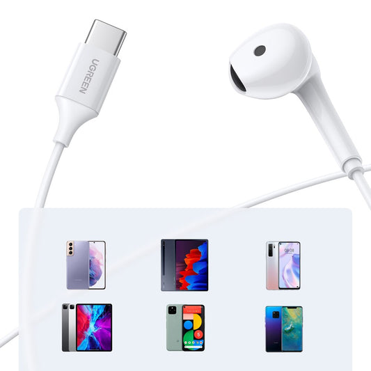 Handsfree USB-C UGREEN EP101, Λευκό