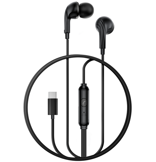 Handsfree USB-C XO Design EP82, Μαύρο