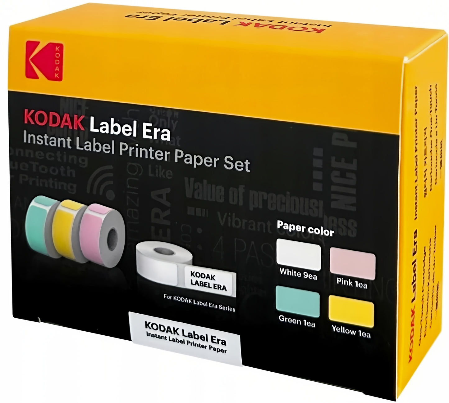 Self-Adhesive Label Roll for Label Era Printer, Set of 12 pieces