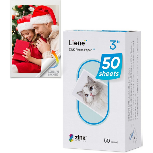 Χαρτί Φωτογραφιών Liene για Εκτυπωτή Pearl 2x3, Σετ 50 τεμάχια