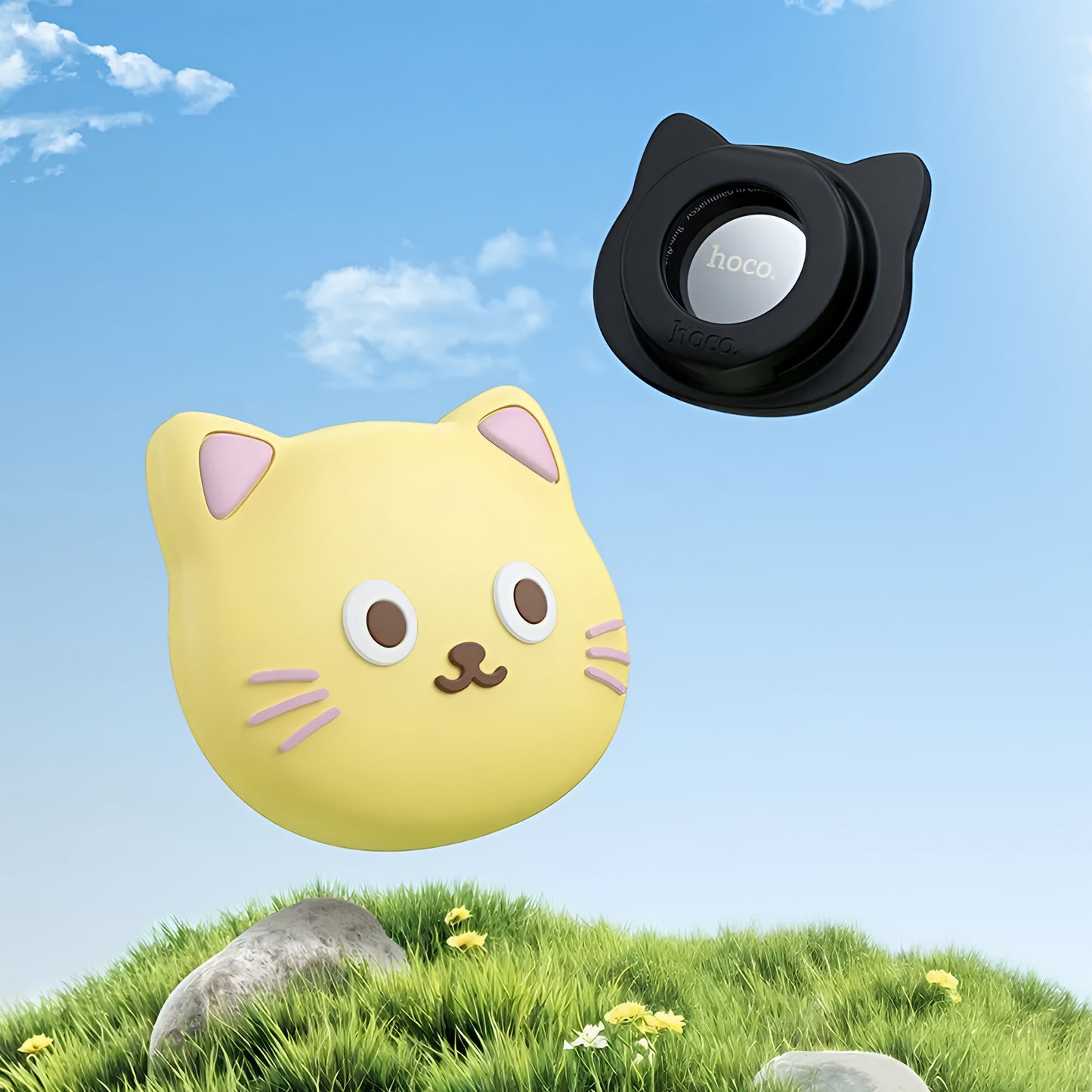 HOCO SmartTag E91D Cat για σειρές iOS, Μαύρο