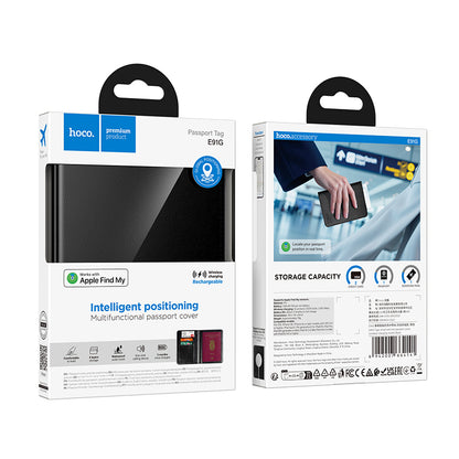 HOCO SmartTag Passport E91G για iOS Series, Μαύρο