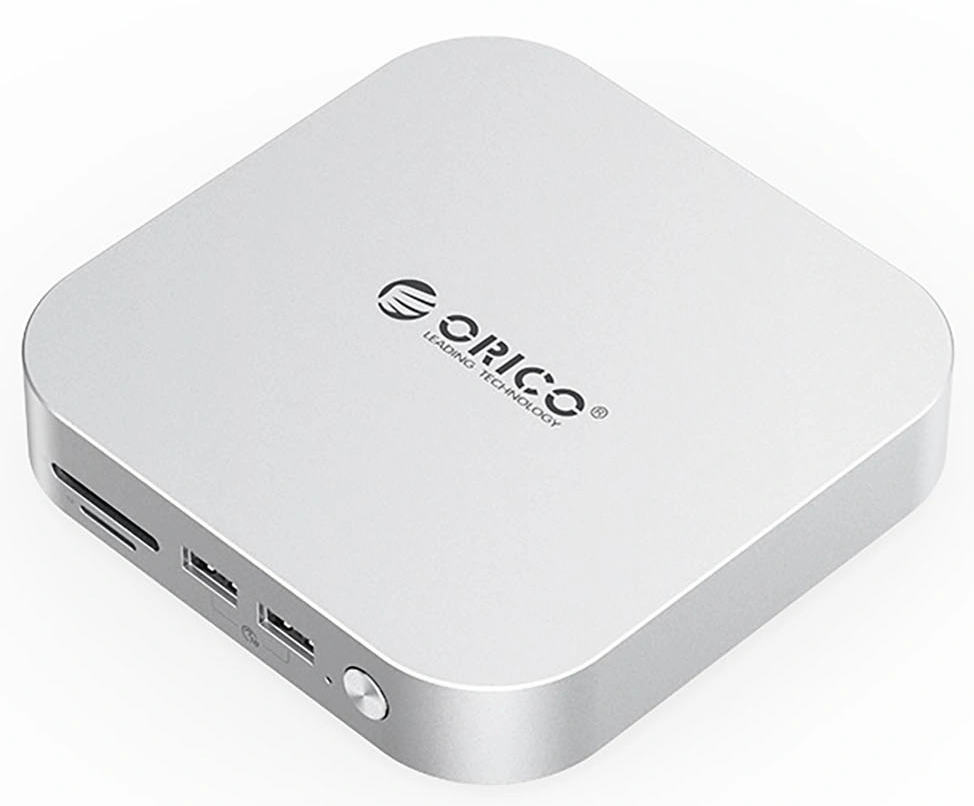 Orico MiniLink M49P Multifunctional Hub for Apple Mac Mini M4, 9in1, Silver