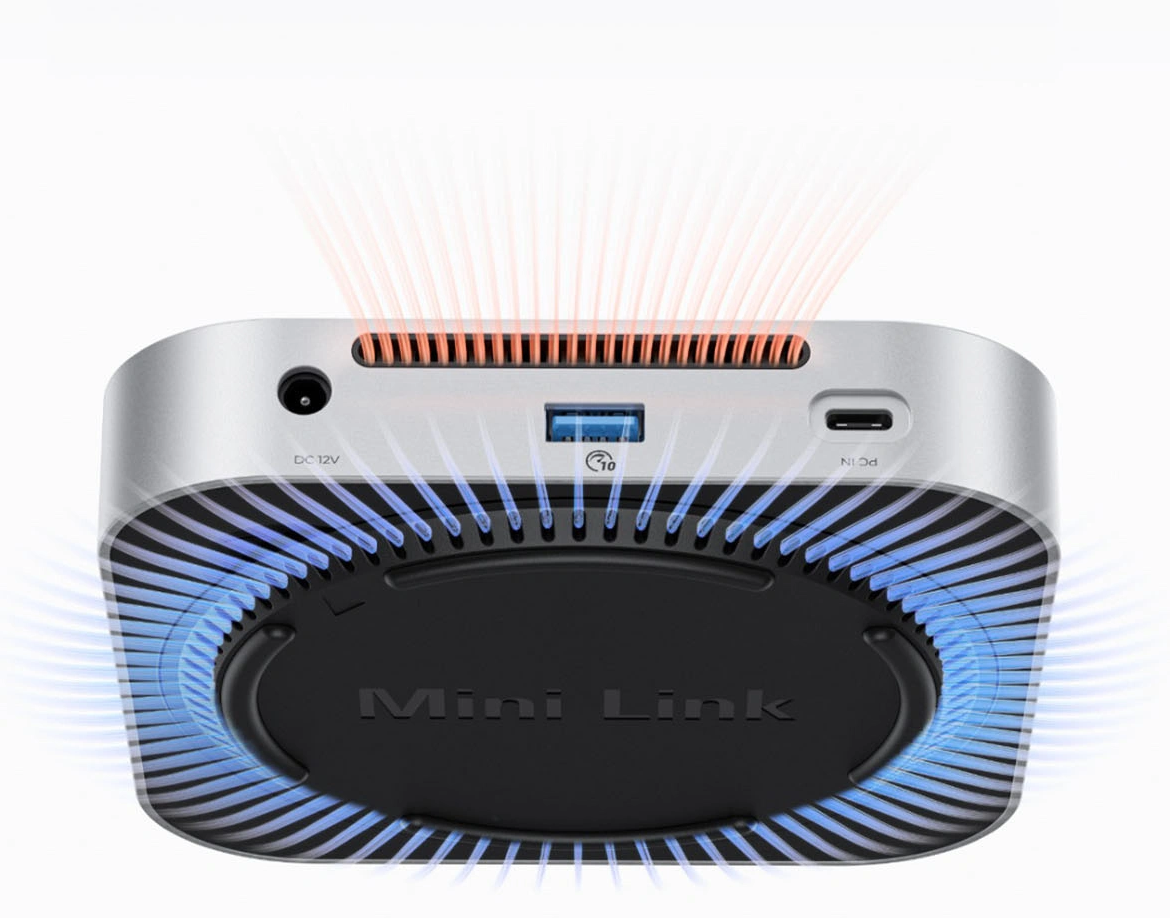 Orico MiniLink M49P Multifunctional Hub for Apple Mac Mini M4, 9in1, Silver