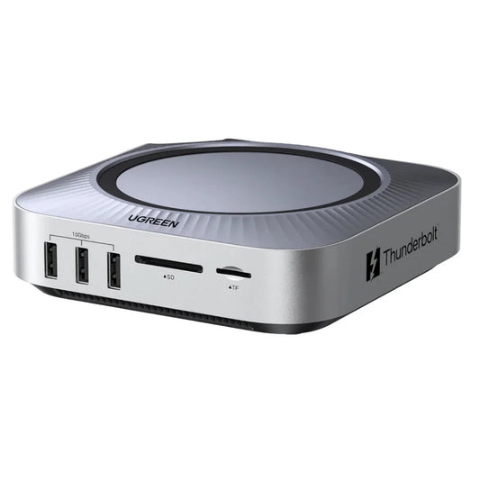 Πολυλειτουργικό Hub UGREEN Revodok Maxidok (85883EU) για Apple Mac Mini M4 / Mini M4 Pro, 10 σε 1, Ασημί