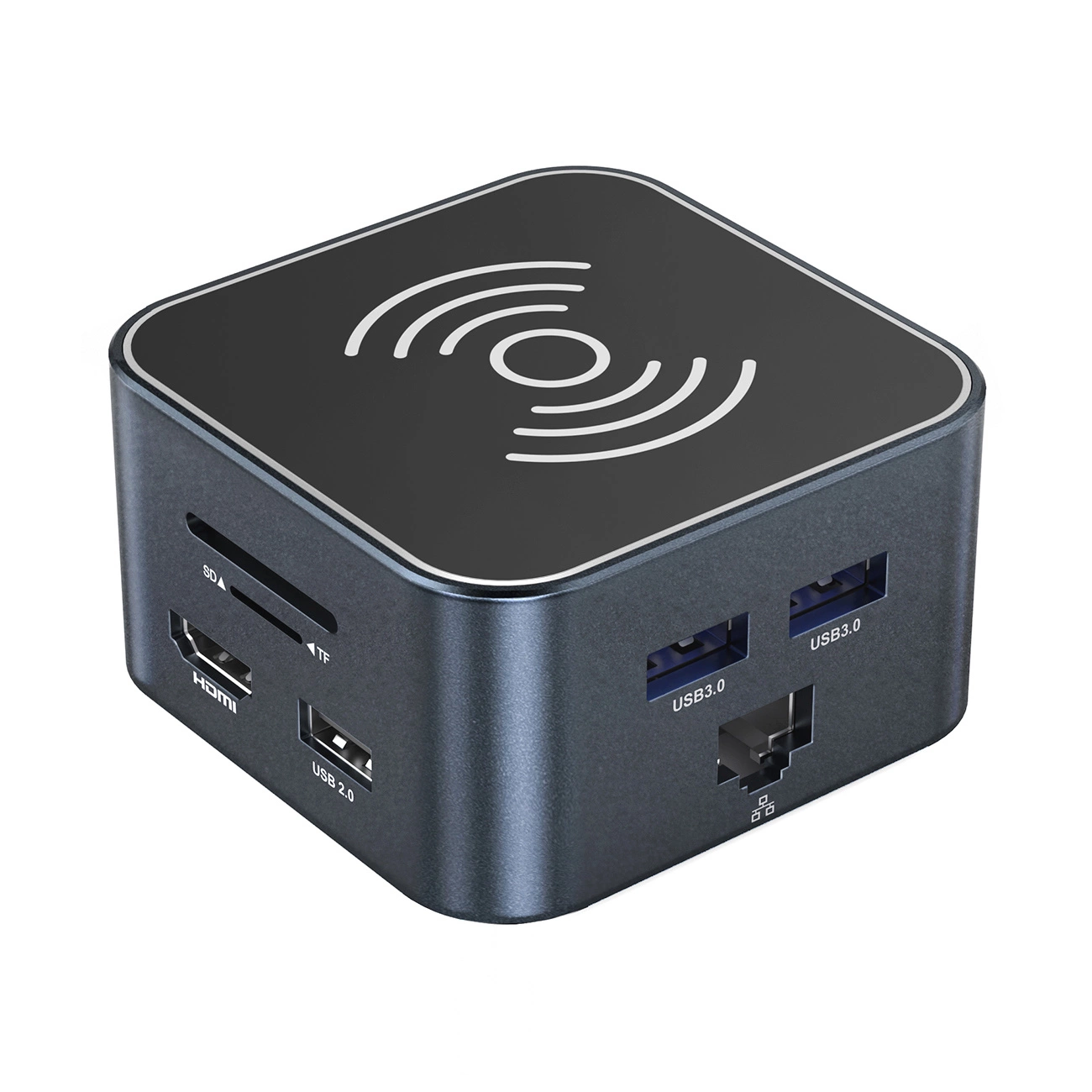 Hub Πολλαπλών Λειτουργιών WZK WHBC09Y8S, 12σε1, Γκρι