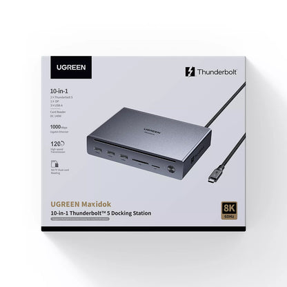 Hub Thunderbolt UGREEN U712, 10σε1, Γκρι