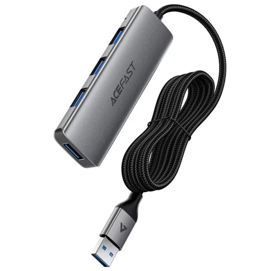 Hub USB Acefast J17, 4σε1, Γκρι