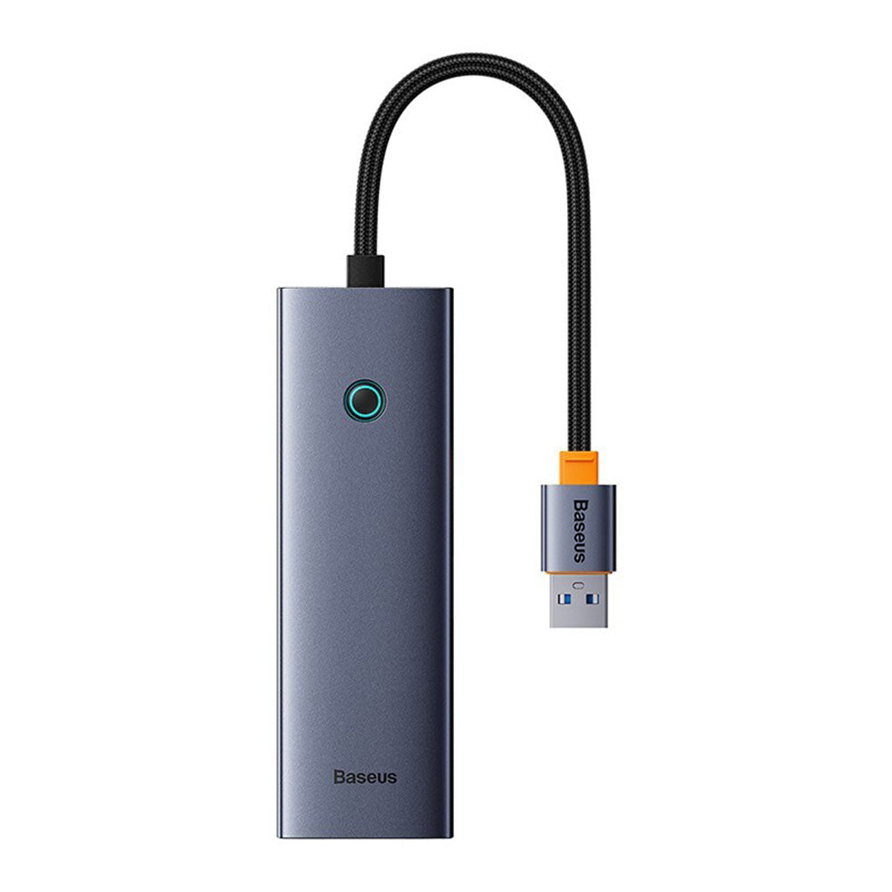 Hub USB Baseus UltraJoy, 3 x USB-A 3.0 - 1 x RJ45, Γκρι B0005280A813-01