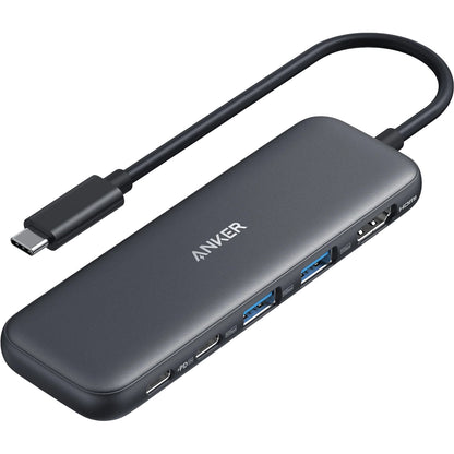 Hub USB-C Anker 332, 2 x USB-A - 2 x USB-C - 1 x HDMI, Γκρι A8355H11