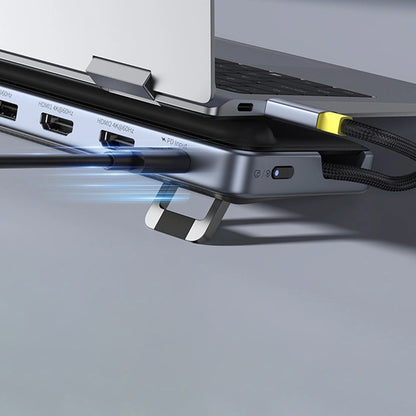 Hub USB-C Baseus EliteJoy EH3, 12in1, Γκρι B00051300111-00