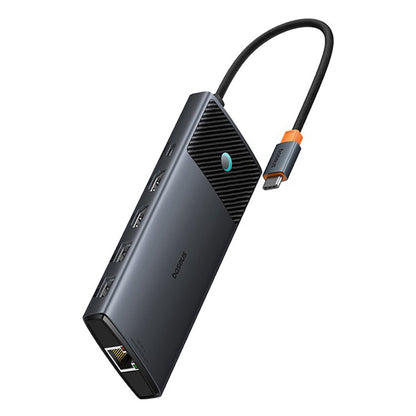 Hub USB-C Baseus Gleam II, 10in1, Μαύρο B0114200