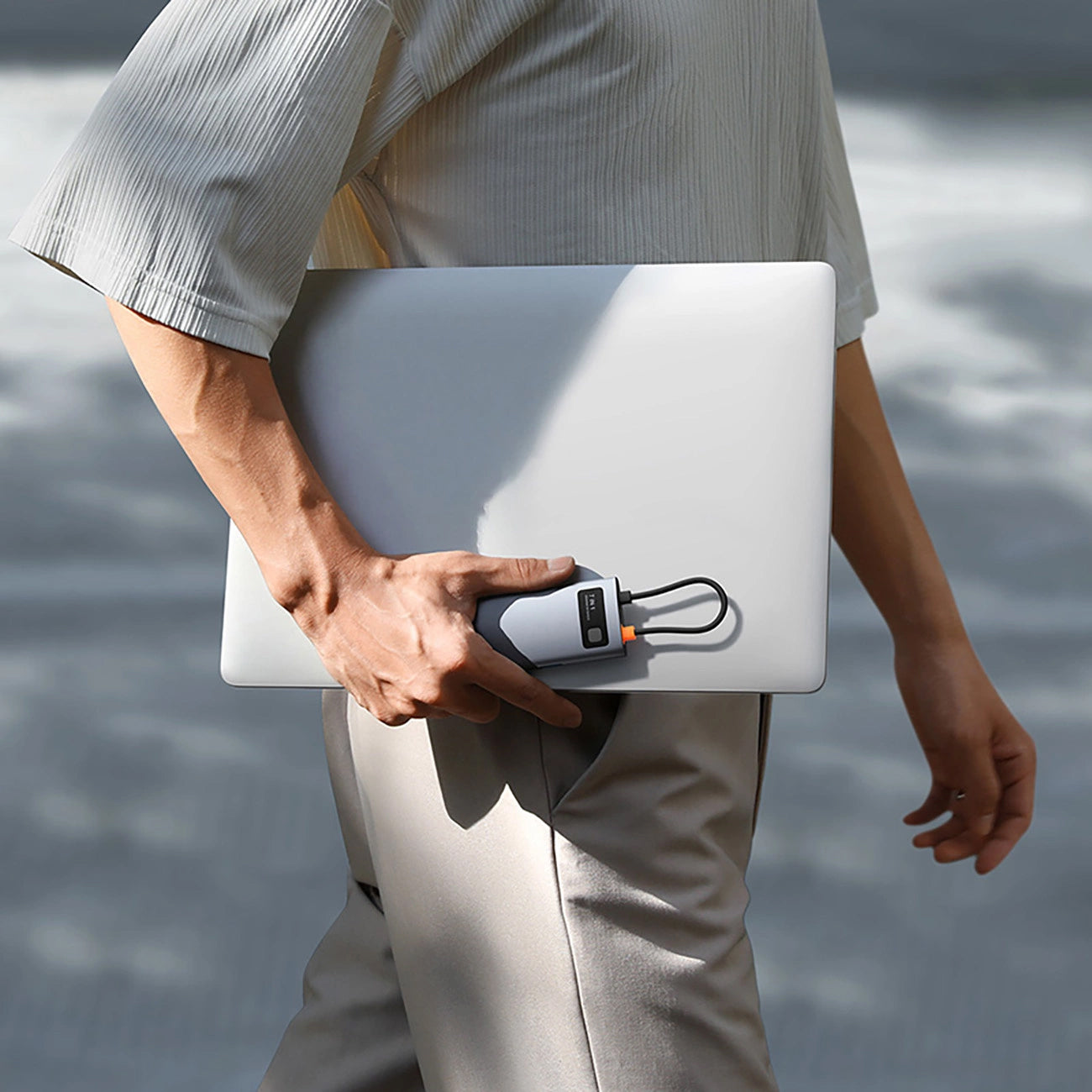 Hub USB-C Baseus Metal Gleam, 3 x USB-A 3.0 - 1 x USB-C - 1 x HDMI - 1 x SD - 1 x microSD, Γκρι B00030708811-01