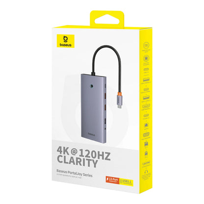 Hub USB-C Baseus PortalJoy, 13in1, Γκρι B00053002811-01