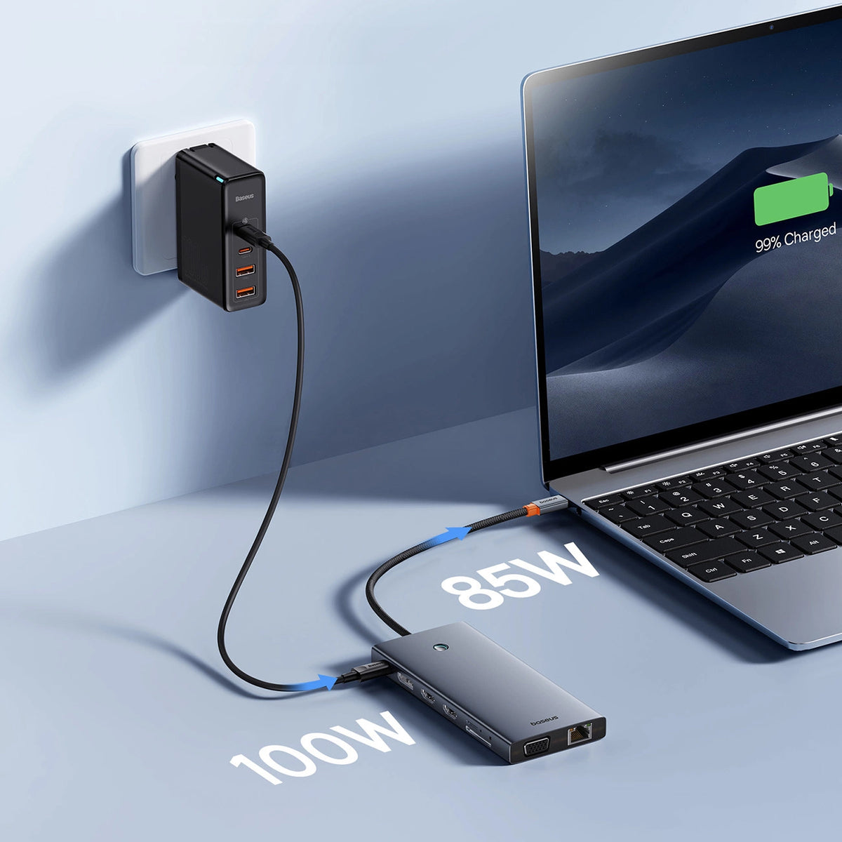Hub USB-C Baseus PortalJoy, 13in1, Γκρι B00053002811-01