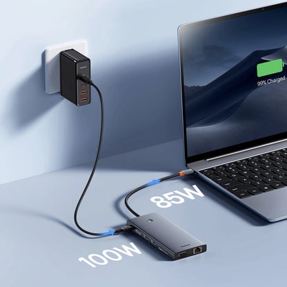 Hub USB-C Baseus PortalJoy, 13in1, Γκρι B00053002811-01